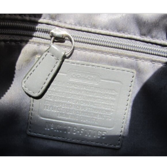 COACH "Brooke" Pewter & Copper Leather Hobo Shoulder Handbag K1176-F17165 - Picture 10 of 10